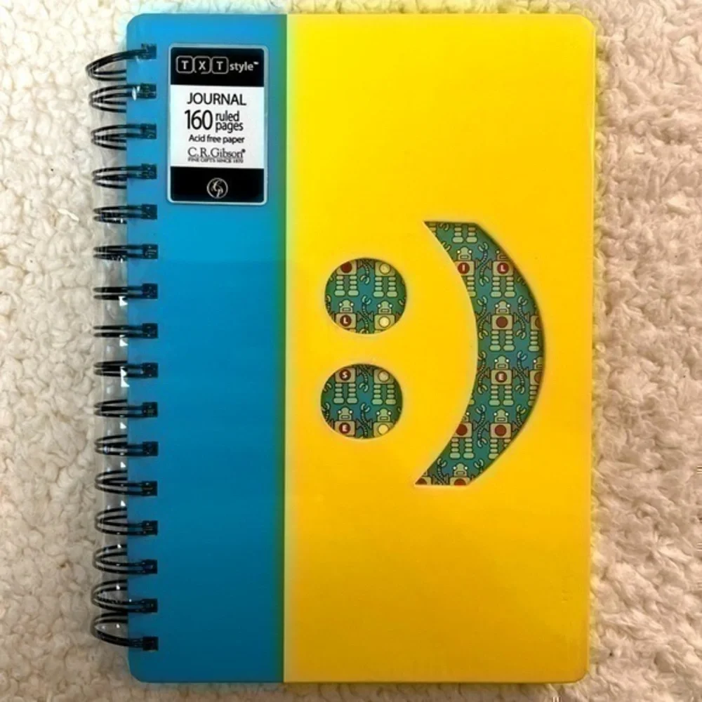 ☀️2/$14☀️C.R.Gibson “TXT Style” Ruled Page Journal